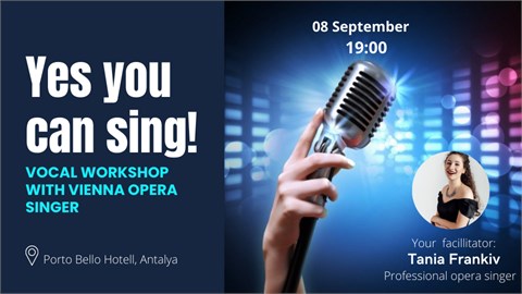Yes, you can sing! Vocal master class