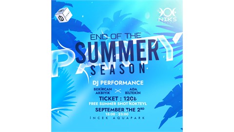 END OF SEASON SUMMER PARTY