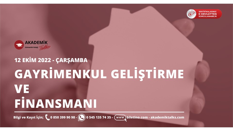 Gayrimenkul Geliştirme ve Finansmanı