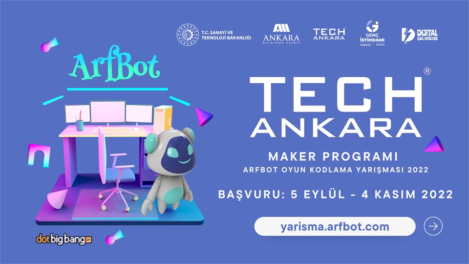 TechAnkara Maker Programı ArfBot Oyun Kodlama Yarışması 2022