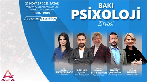 BAKÜ PSİKOLOJİ ZİRVESİ / 27 Kasım
