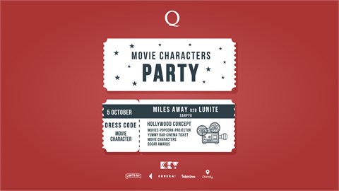 MOVIE CHARACTERS PARTY : MILES AWAY B2B LUNITE, SARPYG
