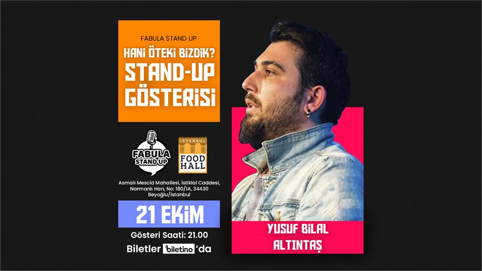 Yusuf Bilal Altıntaş Tek Kişilik Stand - Up Gösterisi // Fabula