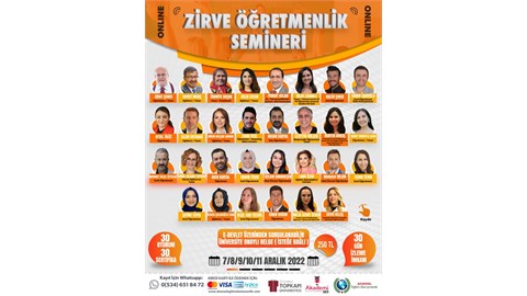 Online Zirve Öğretmenlik Semineri