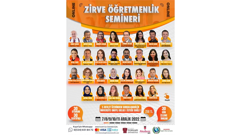 Online Zirve Öğretmenlik Semineri