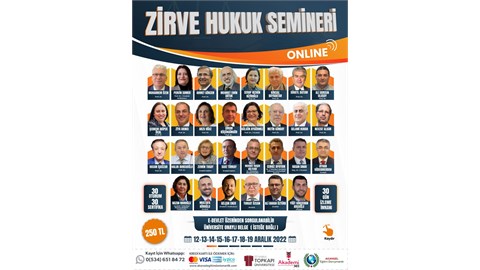 Online Zirve Hukuk Semineri