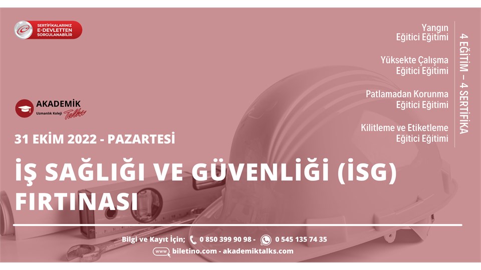 İş Sağlığı ve Güvenliği (İSG) Fırtınası
