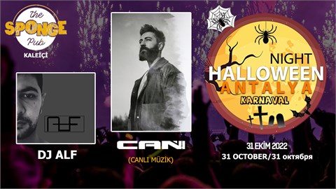 Halloween Night Antalya - Kaleiçi - Halloween Partisi - Sponge Pub Kaleiçi