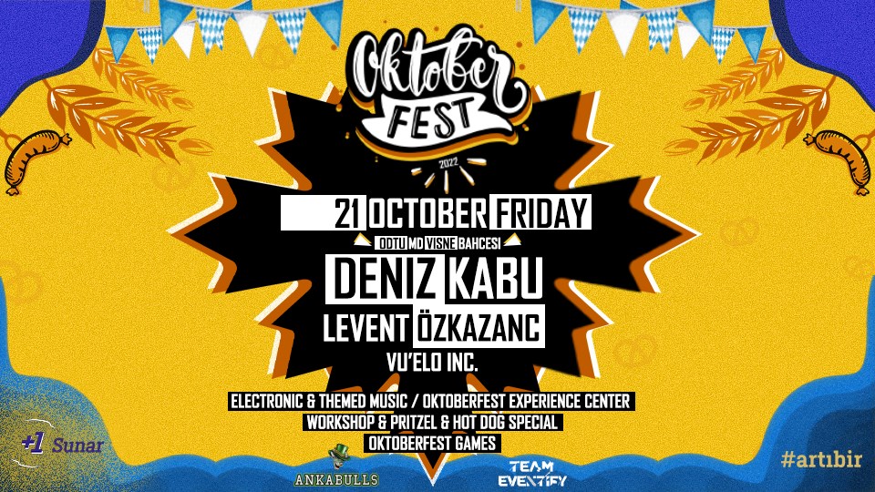 OKTOBERFEST TURKEY (October 21st /16.00 - ODTU MD Pool Side & Cherry Garden )
