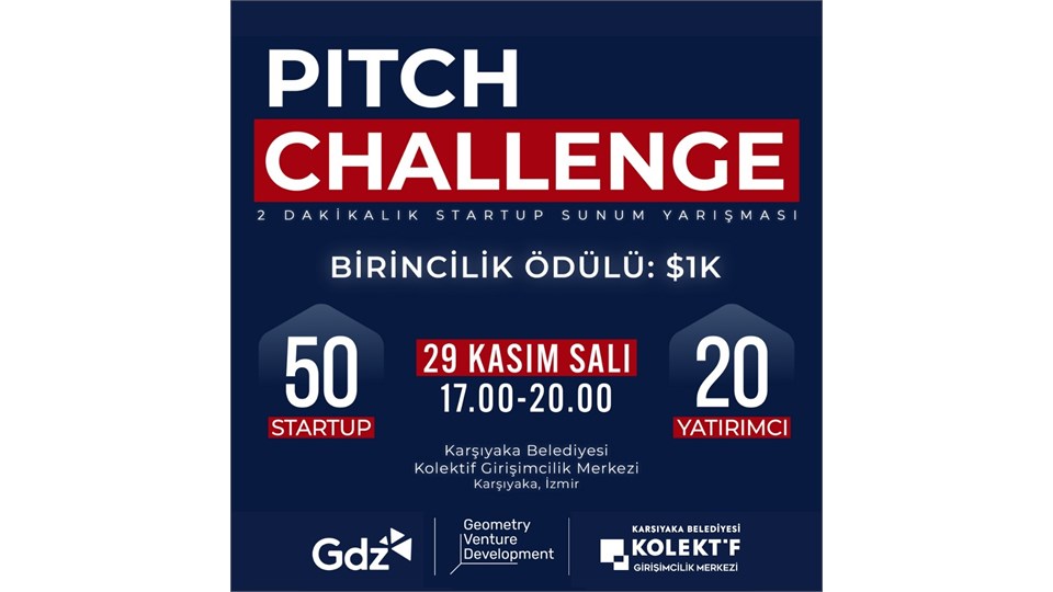 Pitch Challenge | 50 Girişim, 20'den fazla Yatırımcı ile 2 Dakikalık Startup Sunum Yarışması