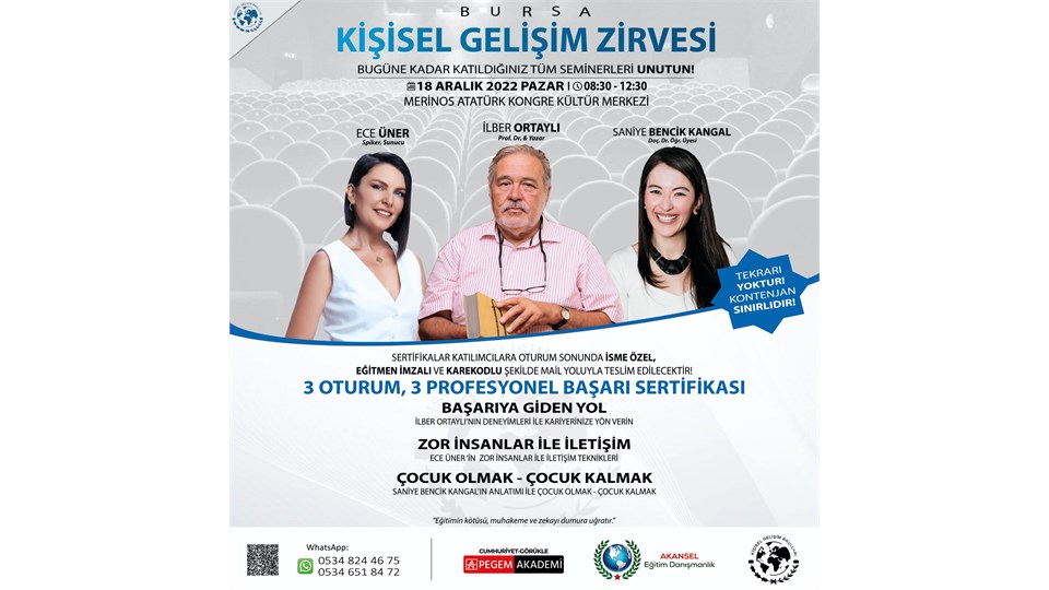 Bursa Kişisel Gelişim Zirvesi
