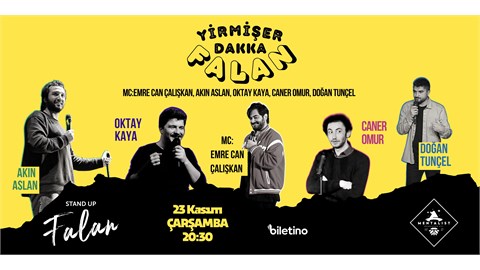 YİRMİŞER DAKİKA FALAN