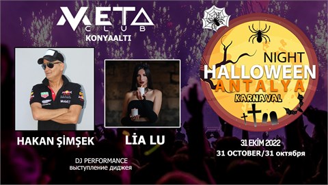 Halloween Night Antalya - Halloween Partisi - Meta Club Konyaaltı