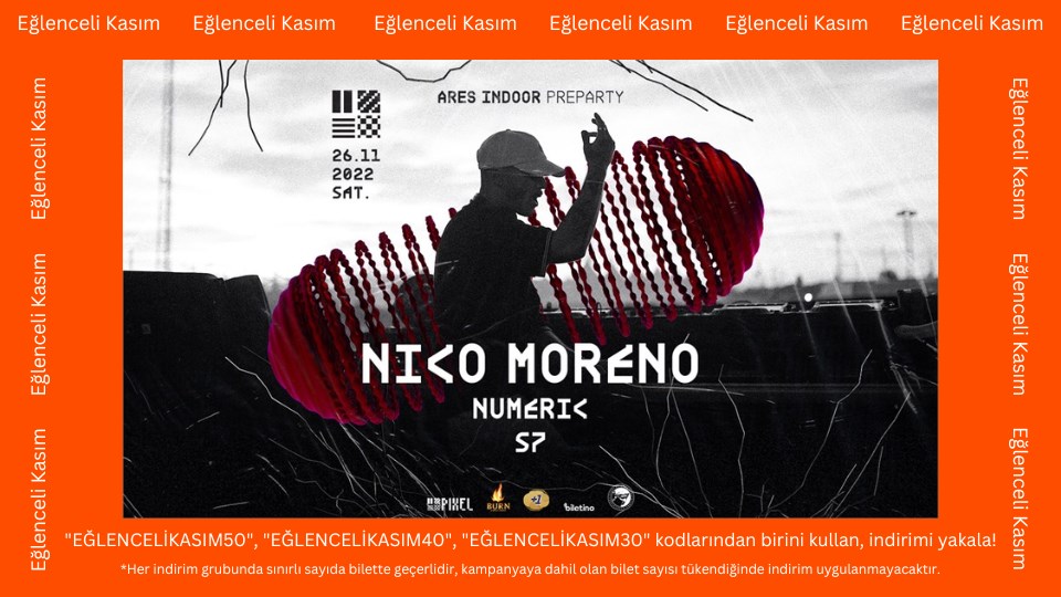 NICO MORENO: ARES INDOOR PREPARTY
