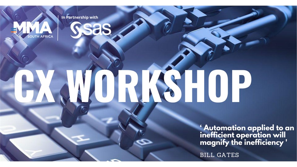 MMA SA / SAS CX Workshop  