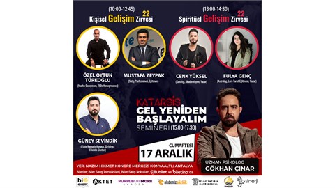 BİOZİRVE ANTALYA SPİRİTÜEL GELİŞİM VE KİŞİSEL GELİŞİM ZİRVESİ'22 - 17 ARALIK CUMARTESİ
