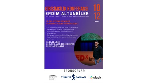 StartupFF Konferansı - Erdim Altunbilek 
