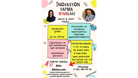 İNOVASYON YAPMA Oyunları- Yetişkin Gelişim Oyunları 
