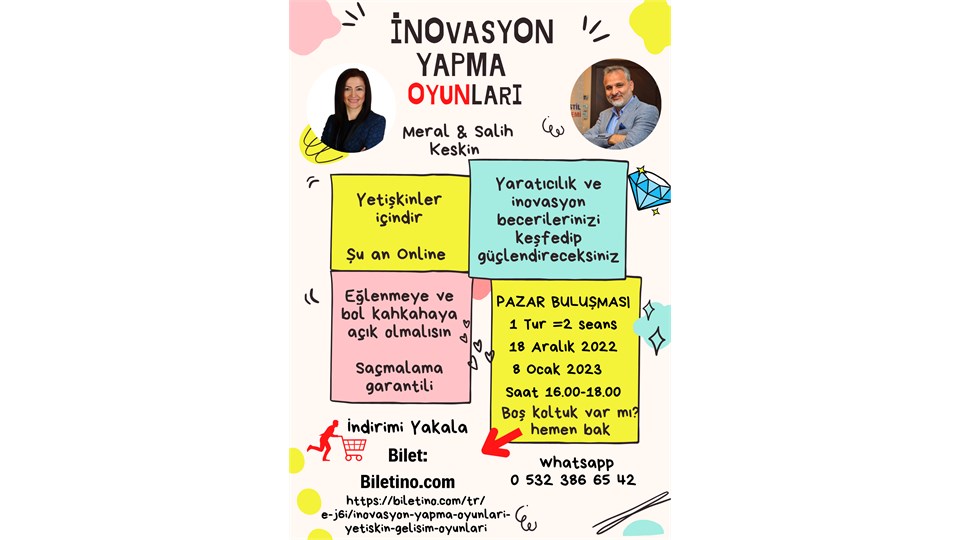 İNOVASYON YAPMA Oyunları- Yetişkin Gelişim Oyunları 