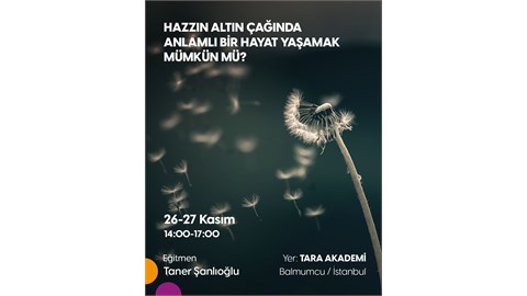 Taner Şanlıoğlu ile Atölye Çalışması