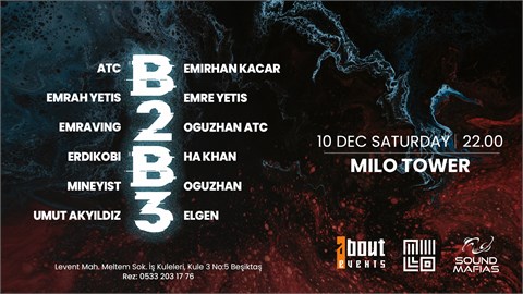 Sound Mafias "B2B3" Night !