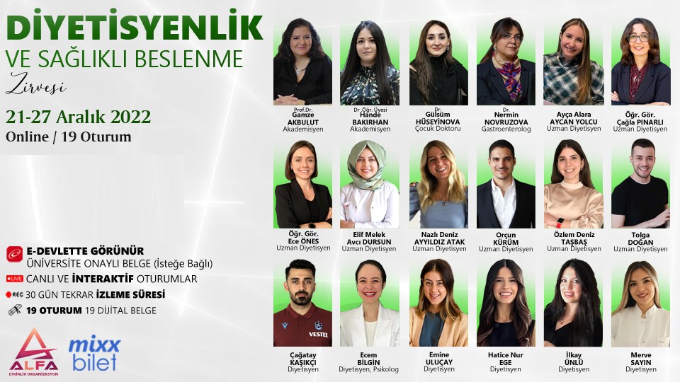 ONLINE DİYETİSYENLİK ZİRVESİ