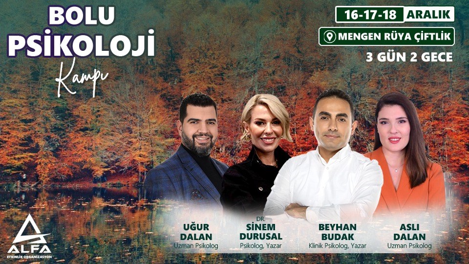 BOLU PSİKOLOJİ KAMPI / 16-17-18 ARALIK