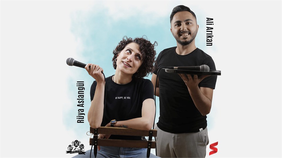 Lafazans Rüya Aslangül Ali Arıkan stand up gecesi