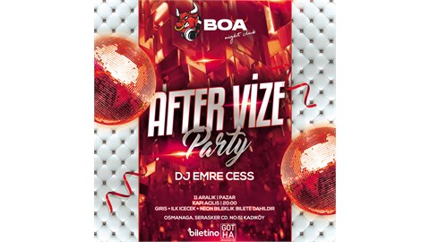 After Vize Party | 24 Aralık Pazar | GOTHA Organization