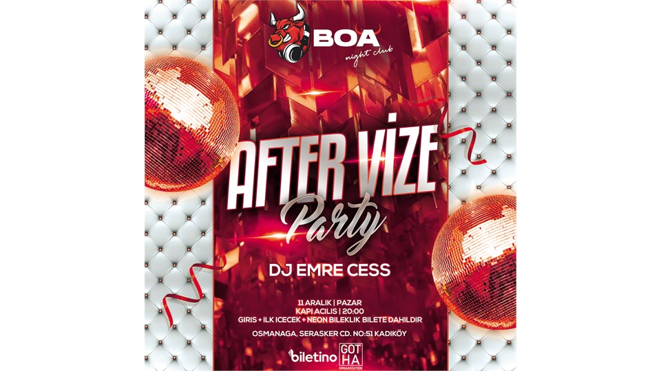 After Vize Party | 24 Aralık Pazar | GOTHA Organization