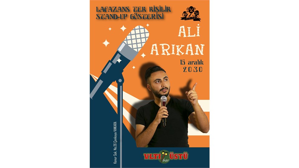 Ali Arıkan Tek Kişilik Stand-Up Gösterisi