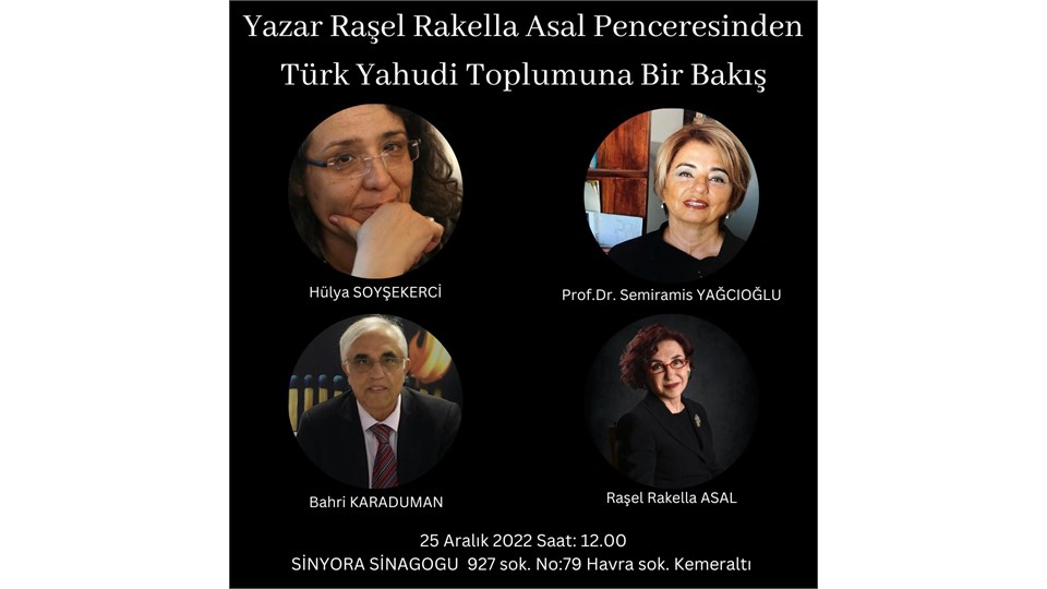 Yazar Raşel Rakella Asal'ın Penceresinden İzmir Yahudi Toplumu