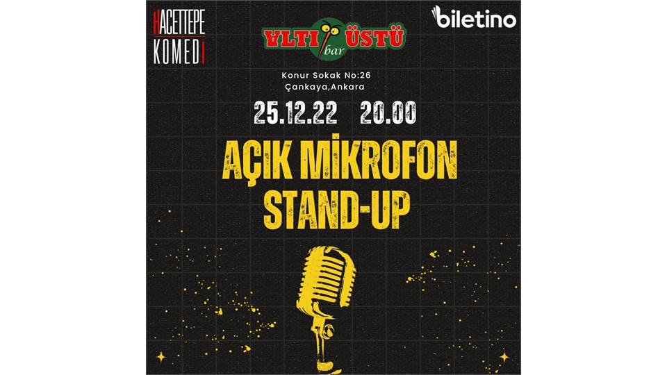 Açık Mikrofon Stand-Up