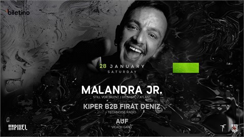 Malandra Jr. @Pixel Presented by PeachGang & Technoise  Radio