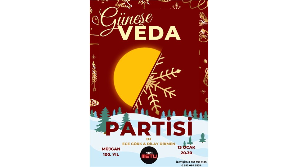 GÜNEŞE VEDA