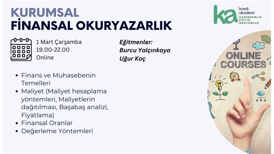 İş Hayatında Kurumsal Finansal Okuryazarlık 