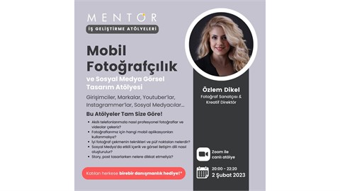 Mobil Fotoğrafçılık ve Sosyal Medya Görsel Tasarım Atölyesi