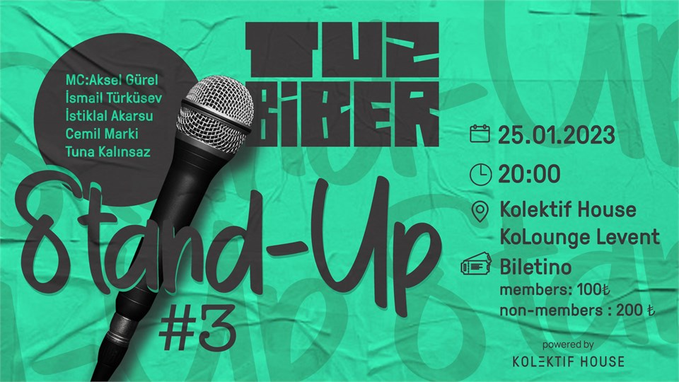 Kolektif Events TuzBiber Stand-Up Show #3