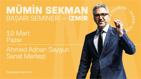 Mümin Sekman ile Başarı Semineri - İzmir