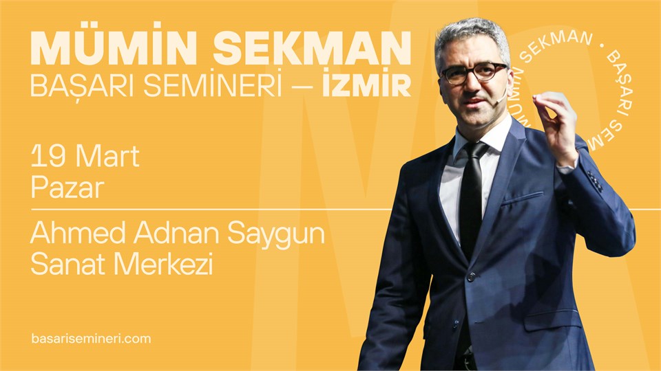 Mümin Sekman ile Başarı Semineri - İzmir