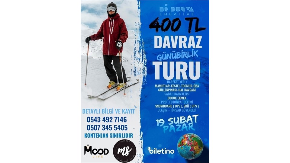 DAVRAZ TURU - ALANYA ÇIKIŞLI
