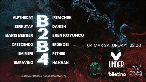 Sound Mafias "B2B4" Night