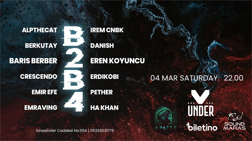 Sound Mafias "B2B4" Night