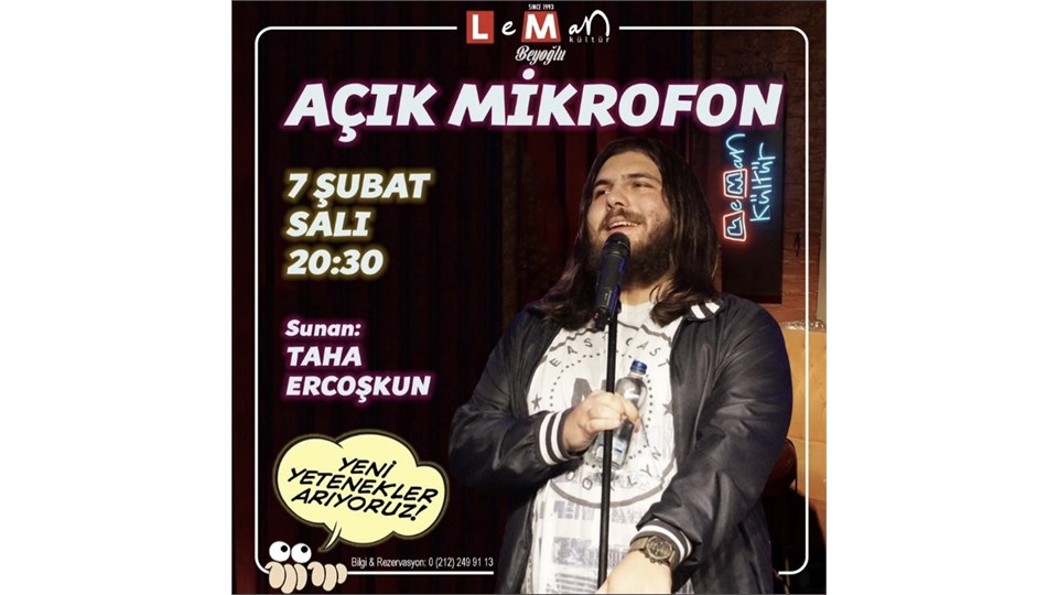Leman Kültür Açık Mikrofon Stand-up Gecesi