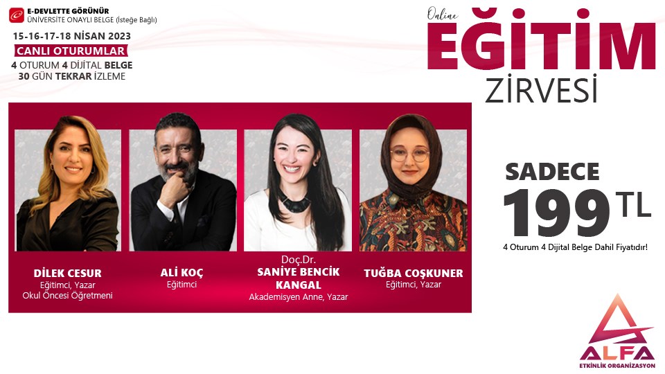 ONLINE EĞİTİM ZİRVESİ / 15-16-17-18 Nisan