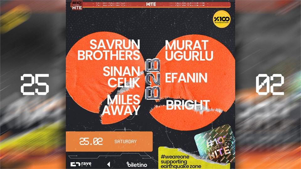 #WEAREONE: SAVRUN BROTHERS B2B MURAT UGURLU, SINAN CELIK B2B EFANIN, MILES AWAY B2B BRIGHT