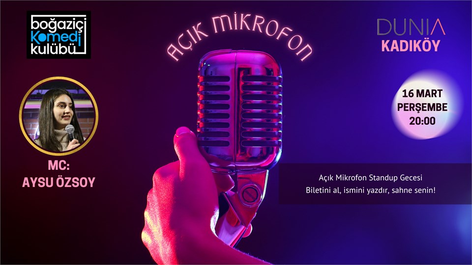 Boğaziçi Komedi Kulübü: Kadıköy Açık Mikrofon Stand-up