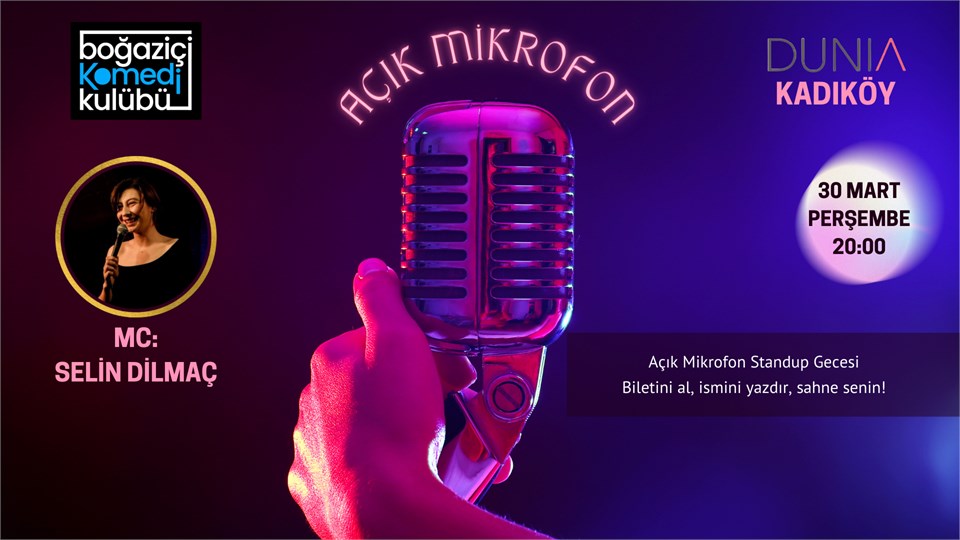 Boğaziçi Komedi Kulübü: Kadıköy Açık Mikrofon Stand-up