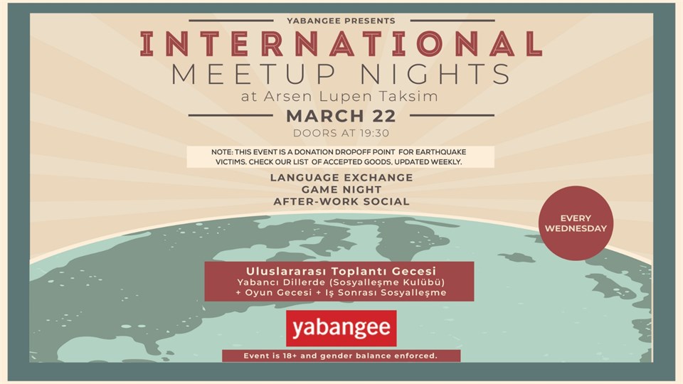 International Meetup Night #51: Language Exchange + Game Night + After-Work Social