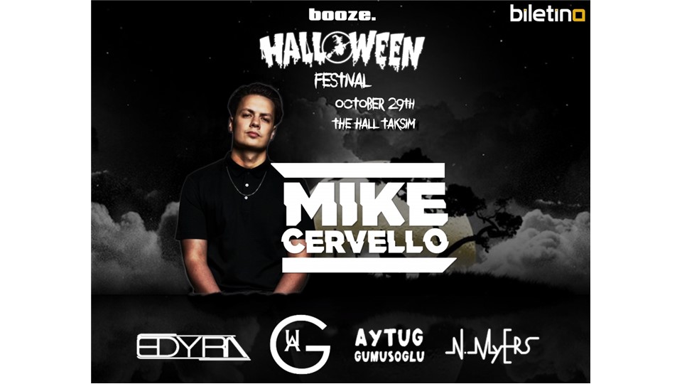 Booze. Presents: Halloween Festival w/ Mike Cervello